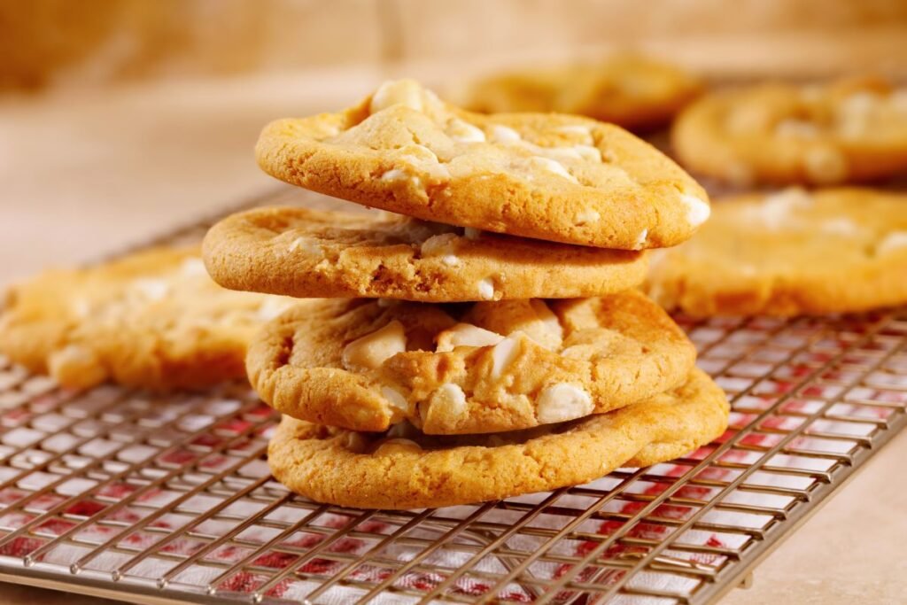 Αμερικάνικα κούκις με λευκά chocolate chips